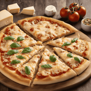 Pizza 4 Queijos do Alphonsus