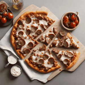 Pizza de Lombo Canadense do Alphonsus