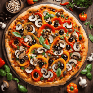 Pizza Vegetariana do Alphonsus