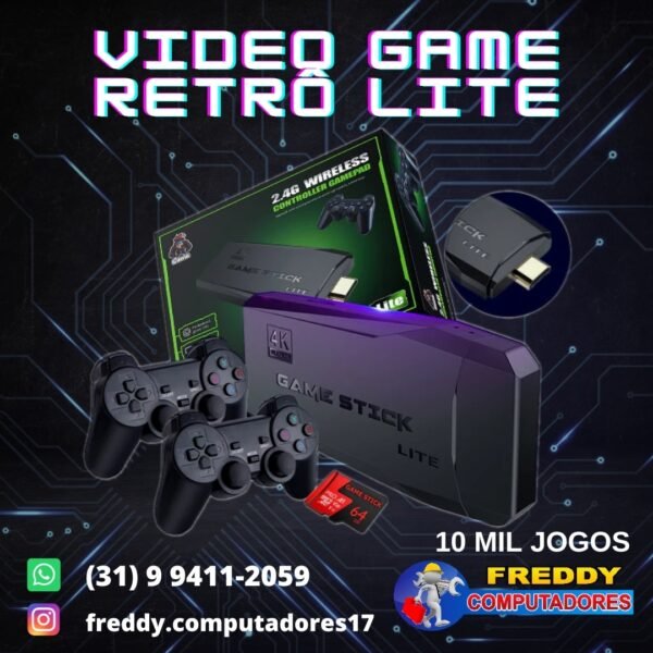 game stick 10000 jogos freddy computadores