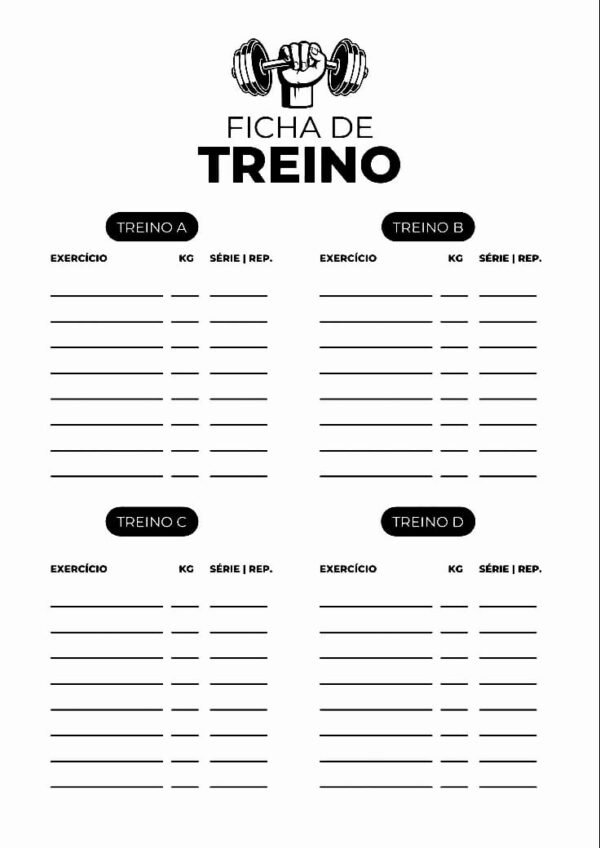 Ficha de treino - Rodrigo Oliveira Personal Trainer