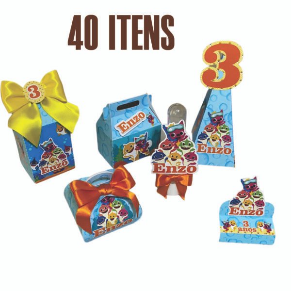 Ideias Criativas - kit lembrancinhas 40 itens