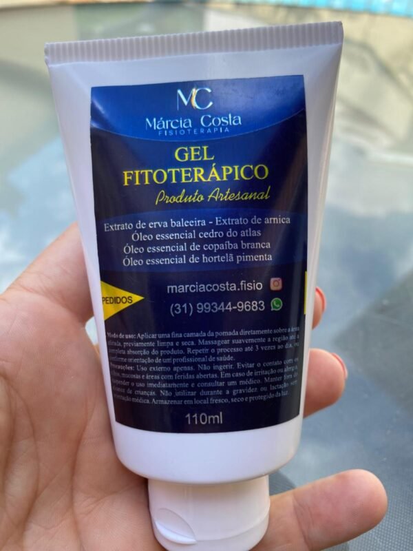Gel Fitoterápico  - Marcia Costa Fisioterapeuta - Imagem 2