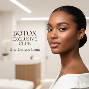 Botox Exclusive Club da Dra. Gislene Lima em São Paulo (Moema e Jardins). Programa exclusivo com encontros 3 vezes ao ano para rejuvenescimento e benefícios especiais.