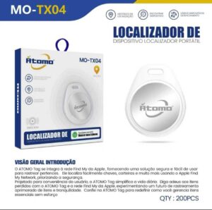 Tag de Rastreamento Pinieng Bluetooth para Android e iOS