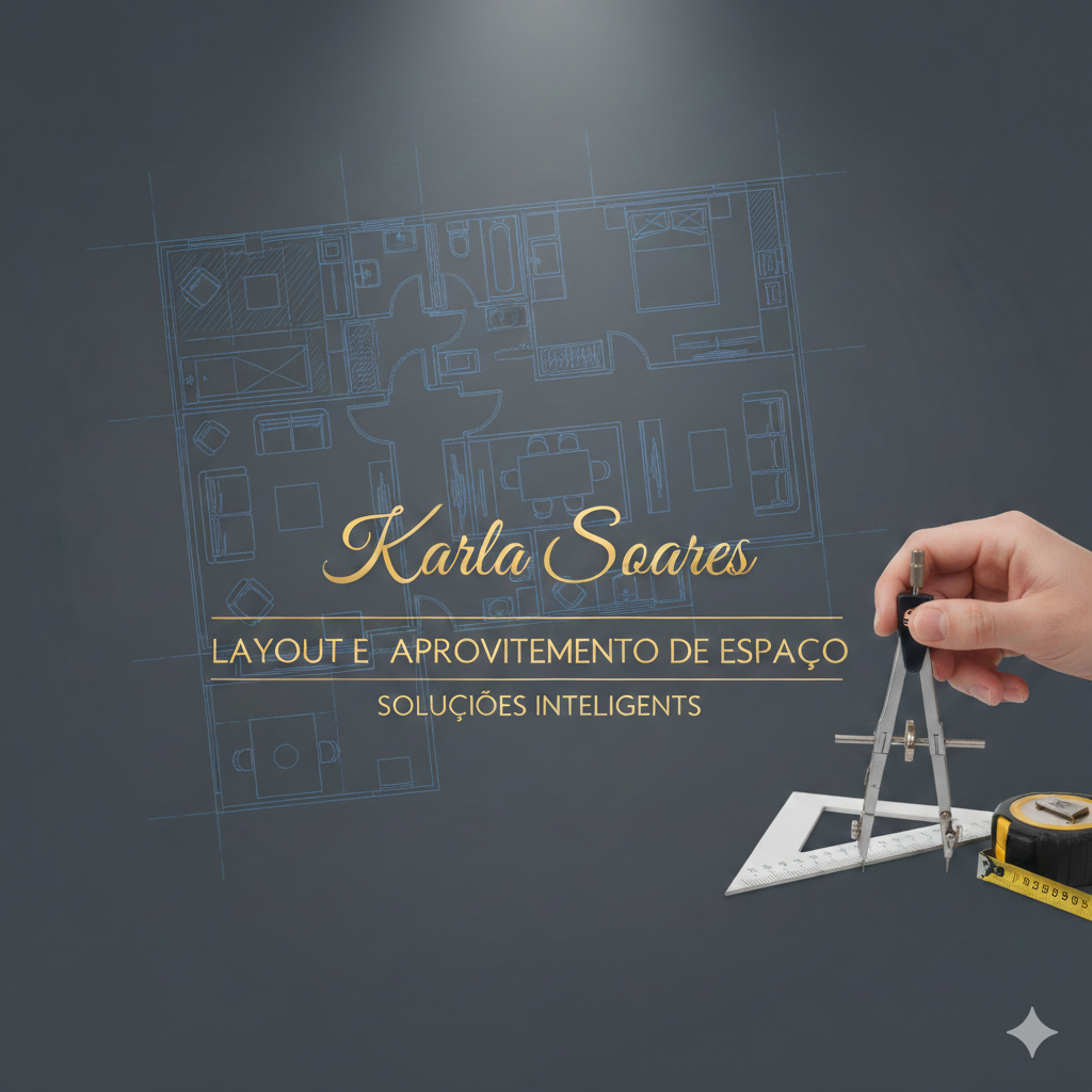 O serviço de Layout e Aproveitamento de Espaço Karka Soares Designer, foca em extrair o potencial máximo de cada centímetro do seu imóvel, seja ele residencial ou comercial.